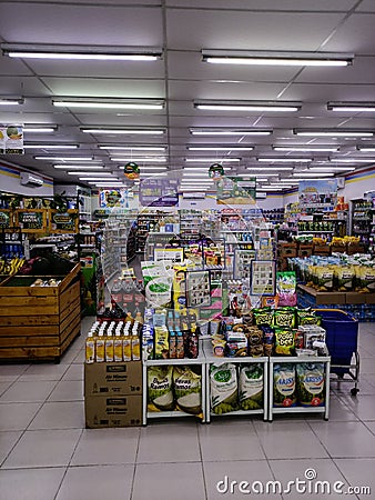 Supermarket minimarket product Editorial Stock Photo