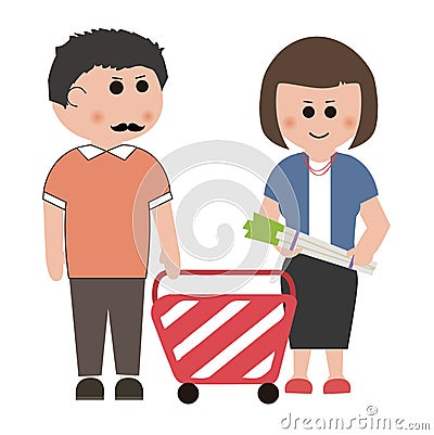 Supermarkets, shopping Stock Photo