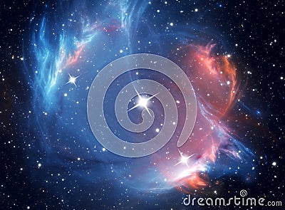 Supernova Explosion Stock Photo