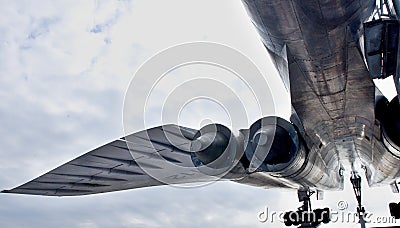 Supersonic aircraft Tupolev TU-144 Editorial Stock Photo