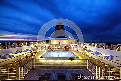 Superstar Gemini Cruise Ship Stock Photo