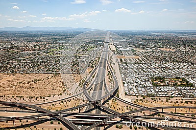 Superstition Freeway Stock Photo