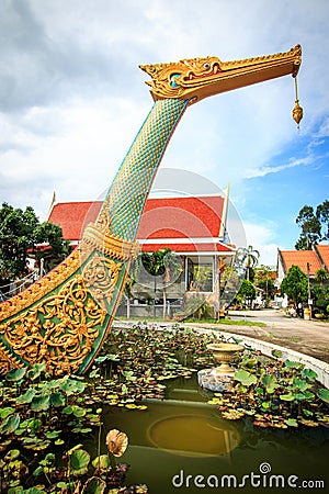 Suphannahong Boats (Thai swan boat) Stock Photo