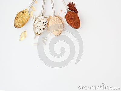 Supplements for PCOS Polycystic Ovary Syndrome Stock Photo