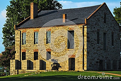 Supply Depot at Fort Smith National Historic Site Editorial Stock Photo