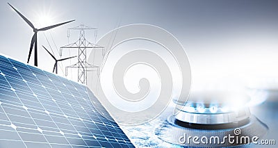 Supply of Energy Stock Photo