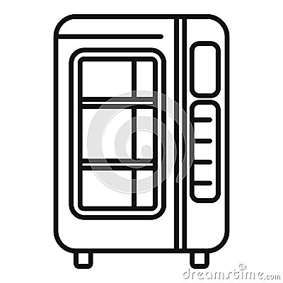 Supply food snack icon outline vector. Sell food Stock Photo