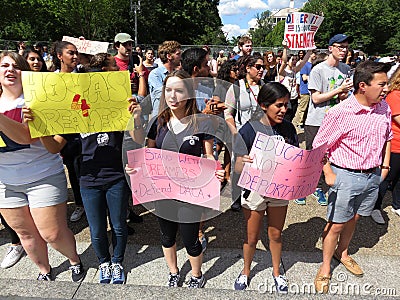 In Support of Daca Editorial Stock Photo