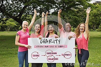 Support Donations Welfare Charity Icon Stock Photo