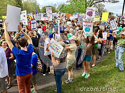 March for Science Editorial Stock Photo