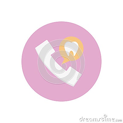 Support vector flat colour icon Vector Illustration