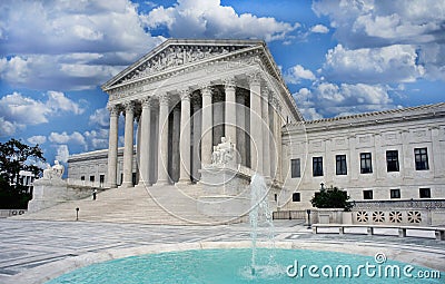 Supreme Court Building Stock Photo