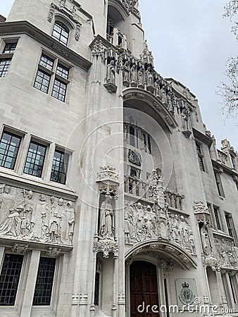 The Supreme Court of the United Kingdom hears cases of the greatest public or constitutional importance Editorial Stock Photo