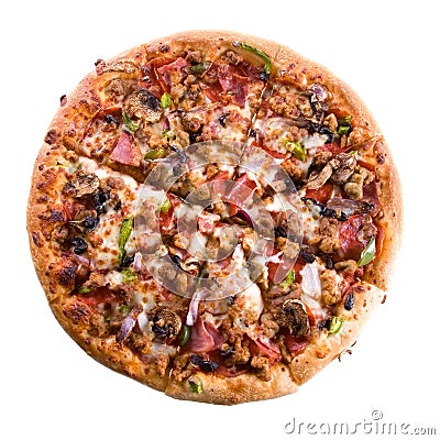 Supreme pizza Stock Photo