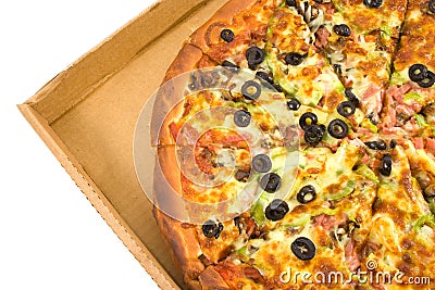 Supreme Pizza Stock Photo