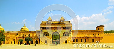Suraj Pol/ Sun Gate- Amber Fort, Jaipur Stock Photo