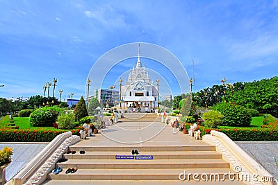 Surat Thani City Pillar Shrine, Surat Thani, Thailand Editorial Stock Photo