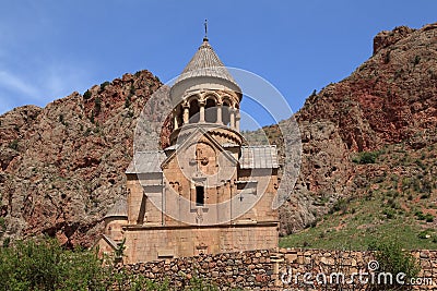 Surb Astvatsatsin Church in the monastery Noravank. Stock Photo