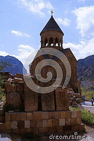 Surb Astvatsatsin Churchs, Noravank in Armenia Editorial Stock Photo