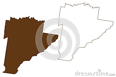 Surf Coast Shire (Commonwealth of Australia, Victoria state, Vic) Vector Illustration