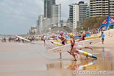 Surf Ironman Series Editorial Stock Photo
