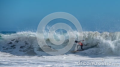 Surf Rolling Retro - the worlds longest running Retro surfboard event based in Llandudno, Cape Town, South Africa Editorial Stock Photo