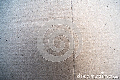Surface of crumpled cardboard is close Stock Photo