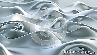 surface detail rendering, smooth visual concept with smooth curve, liquid textured surface Stock Photo