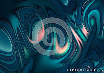 Surface displacement and distortion. Alien trippy texture. Hallucinogen morphed pattern Stock Photo