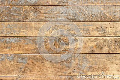 The surface of old weathered wooden boards soaked in rains and faded Stock Photo