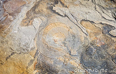 The surface of the stone with brown and gray tint Stock Photo