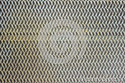 The surface texture of the metal grill. Background for an industrial theme Stock Photo