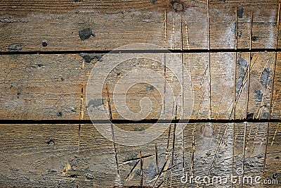 Surface of the wooden board with traces of cuts Stock Photo