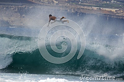 Surfer in Las Palmas 3 Stock Photo