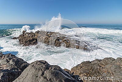 Surfers Beach Stock Photo