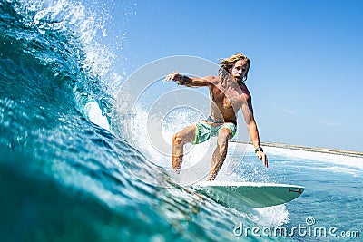 Surfing Stock Photo