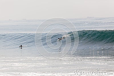 Surfing Surfers Waves Ocean Editorial Stock Photo