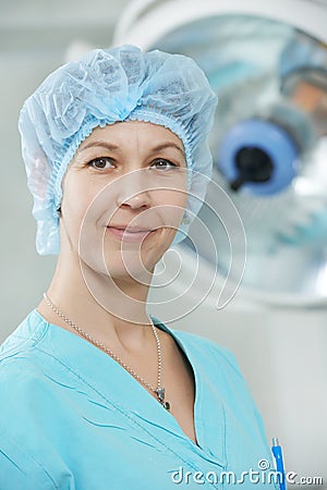 Surgeon doctor portrait Stock Photo