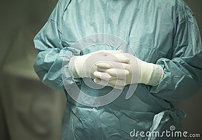 Surgeon in hospital surgery Stock Photo