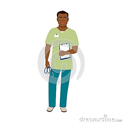 Surgeon medical specialist Vector Illustration