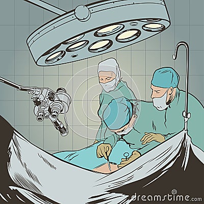 Surgeons Vector Illustration