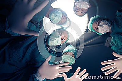 Surgeons team Stock Photo