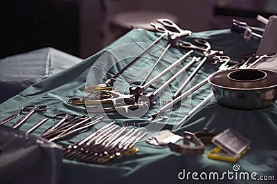 Surgery equipment Stock Photo