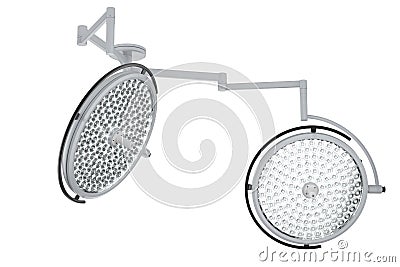 Surgery lights or medical lamps Stock Photo