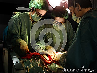 Surgery operation Stock Photo