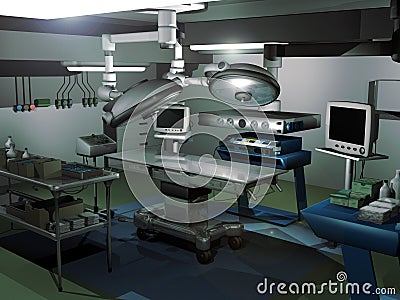 Surgery room Stock Photo