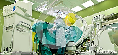 Surgery scanner modern hospital Stock Photo