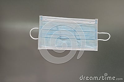 Surgical Ear-Loop Mask Stock Photo