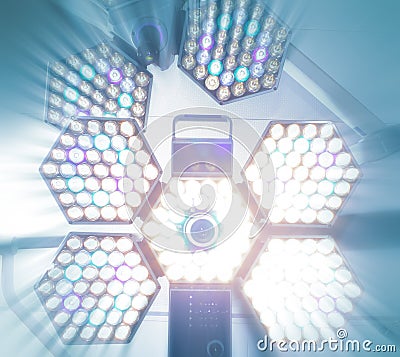 Surgical lamp. Stock Photo