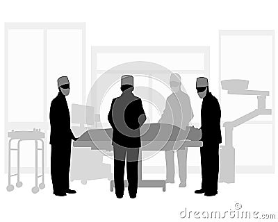 Surgical operation Vector Illustration